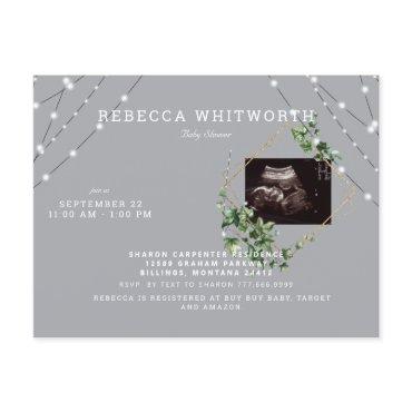 Ivy & Lights Ultrasound Photo Grey II  Postcard