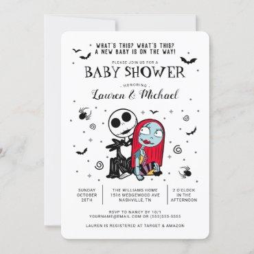 Jack and Sally Baby Shower Invitation