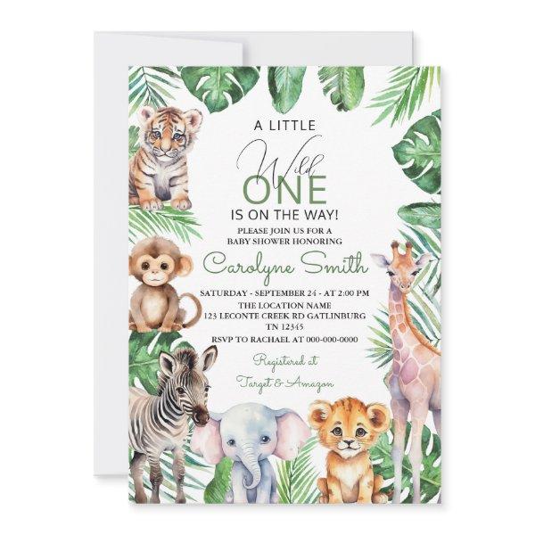 Jungle Safari Animals Greenery