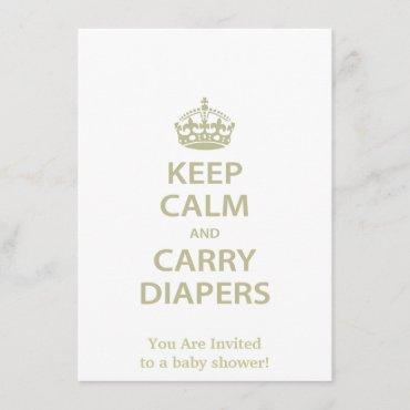 Keep Calm and Carry Diapers