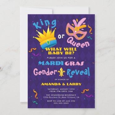 King or Queen Mardi Gras Gender Reveal