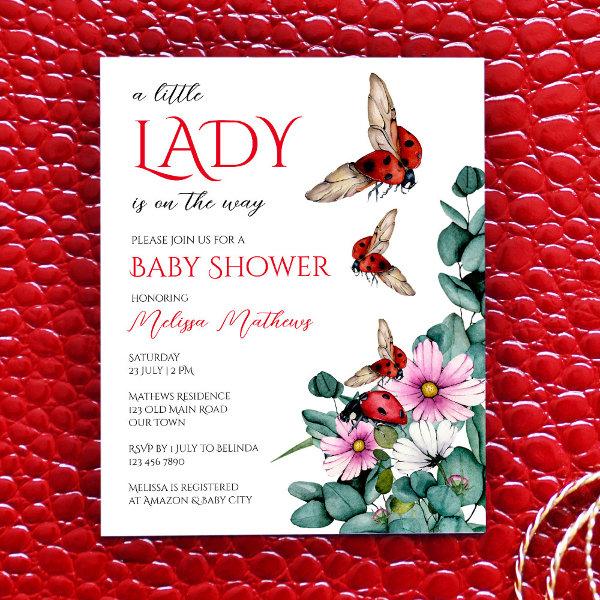 Lady bug little lady baby shower budget