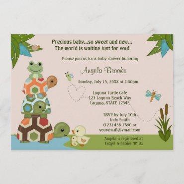 Laguna Turtle Baby Shower Invitation LTC