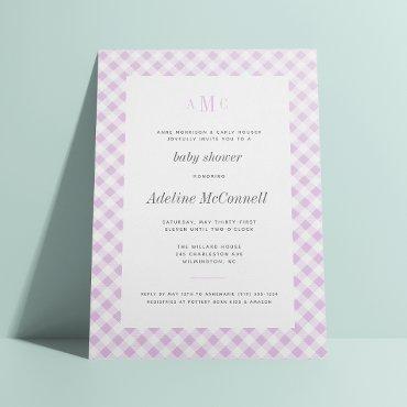 Lavender Gingham Traditional