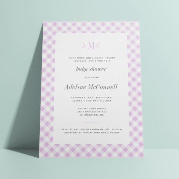 Lavender Gingham Traditional