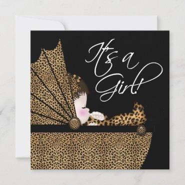 Leopard Baby Girl Shower