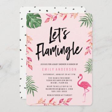 Let's Flamingle | Baby Shower Invitation