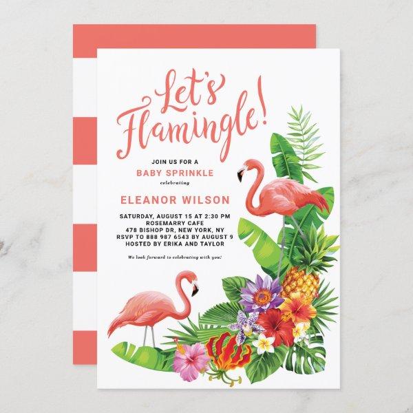 Let's Flamingle Tropical Baby Sprinkle Shower