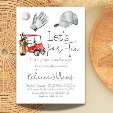 Let's Par Tee Golf Baby Shower Sport Theme Party