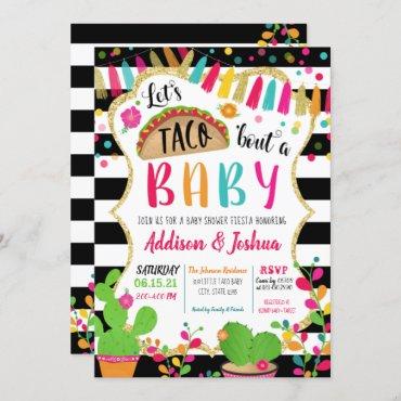Let's Taco About A Baby Shower Invitation