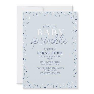 Light Blue Baby Sprinkle Shower