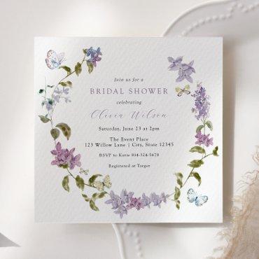 Lilac and Butterflies Bridal Shower