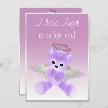 Lilac Angel Teddy Bear