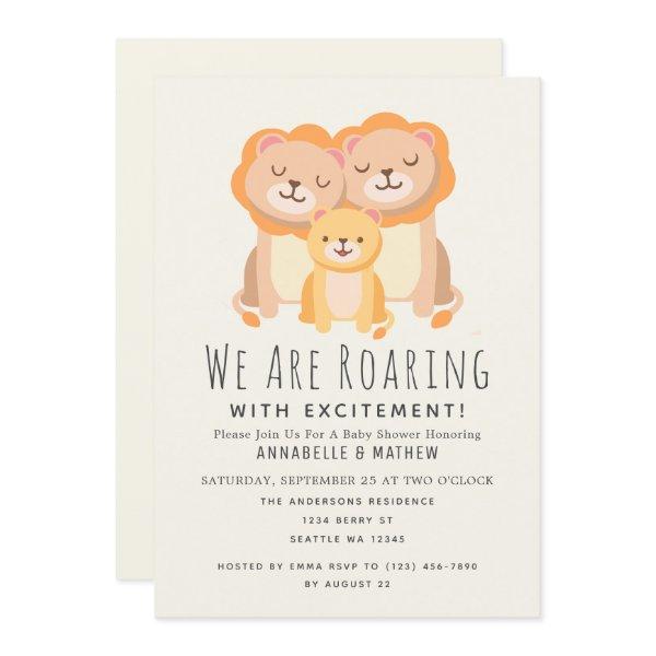 Lion Roaring Excitement 2 Dads
