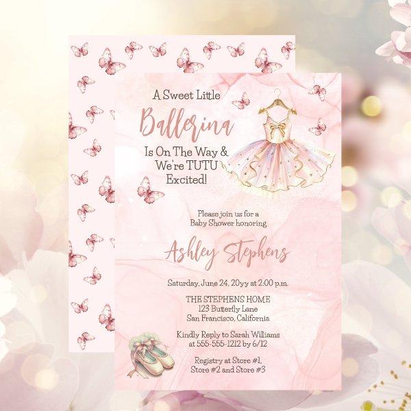 Little Ballerina Is On The Way Tutu