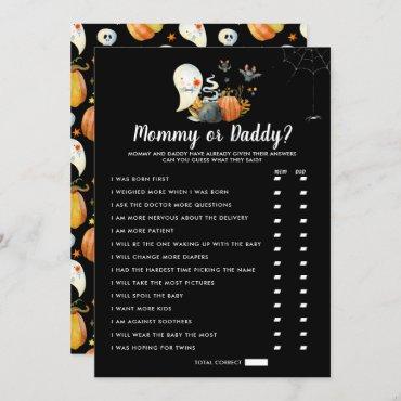 Little Boo Baby Shower | Mommy or Daddy Game