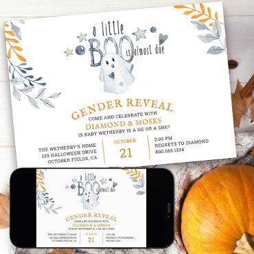 Little Boo is Almost Due Halloween Gender Reveal