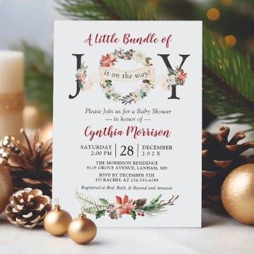 Little Bundle of JOY Floral Wreath