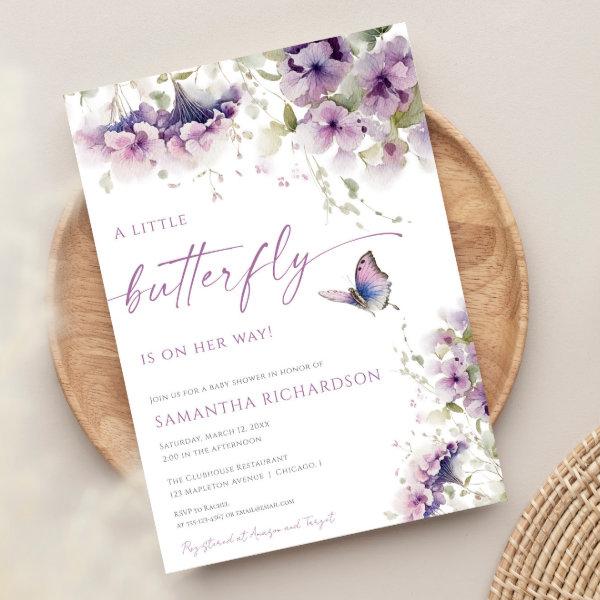 Little butterfly is on the way purple