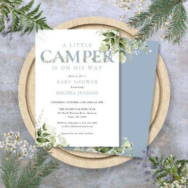 Little Camper Dusty Blue Greenery