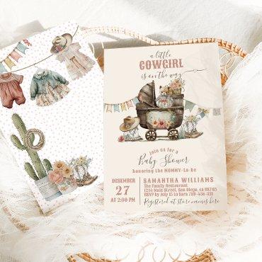 Little cowgirl Wild West Boho Baby Girl Shower