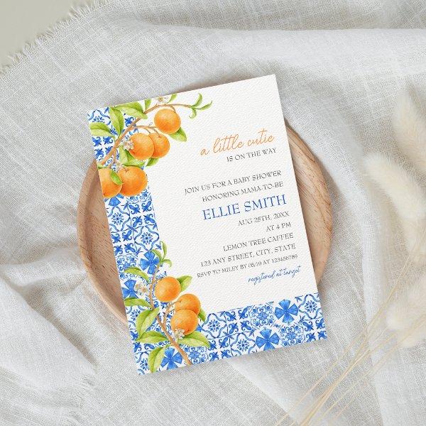 Little Cutie | Mediterranean Citrus Baby Shower
