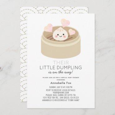 Little Dumpling Virtual Baby Shower Invitation