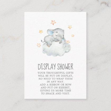 Little Elephant Boy Baby Shower Display Shower Enclosure Card
