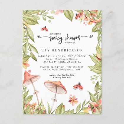Little Ladybug | Spring Baby Shower Invitation