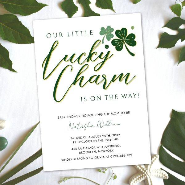 Little Lucky Charm St Patrick's Irish Baby Shower