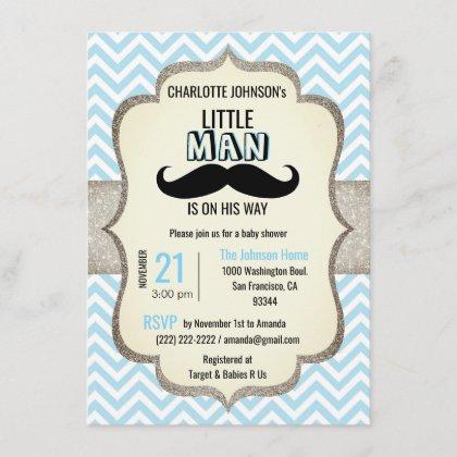 Little Man is on His Way | Mustache