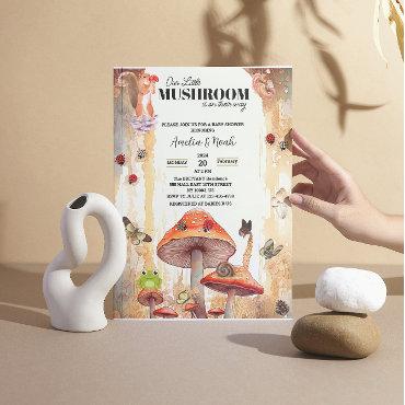 little mushrooms rustic whimsical