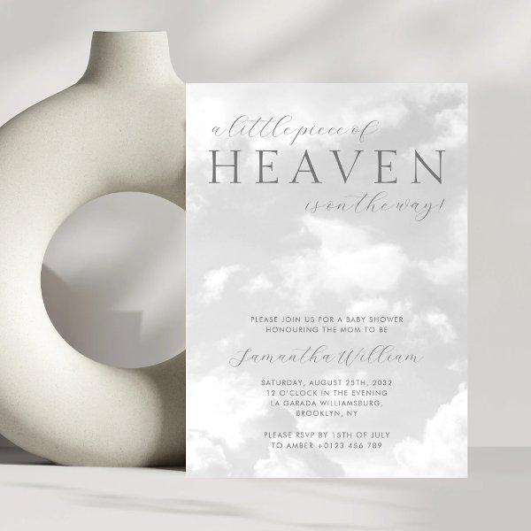 Little Piece of Heaven Gender Neutral Baby Shower