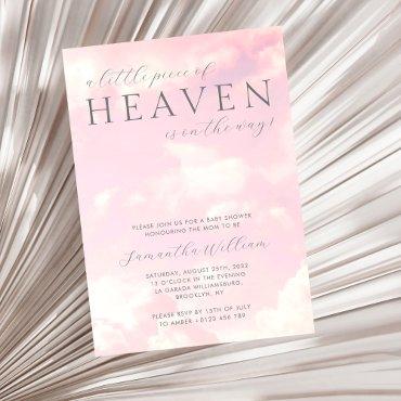 Little Piece of Heaven Pink Girl Baby Shower