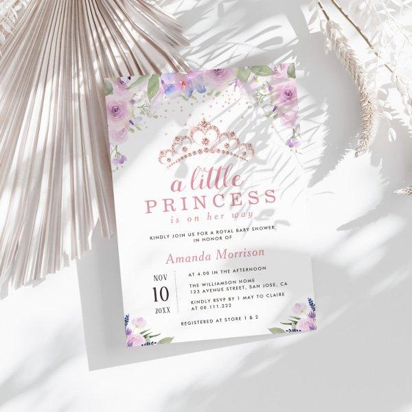 little princess purple floral