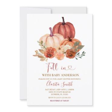 Little Pumpkin Fall In love Baby Shower