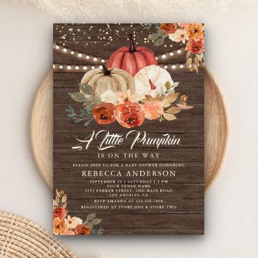 Little Pumpkin Rustic Wood Terracotta