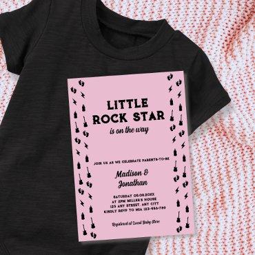 Little Rock Star Guitar Rock N Roll Baby Shower