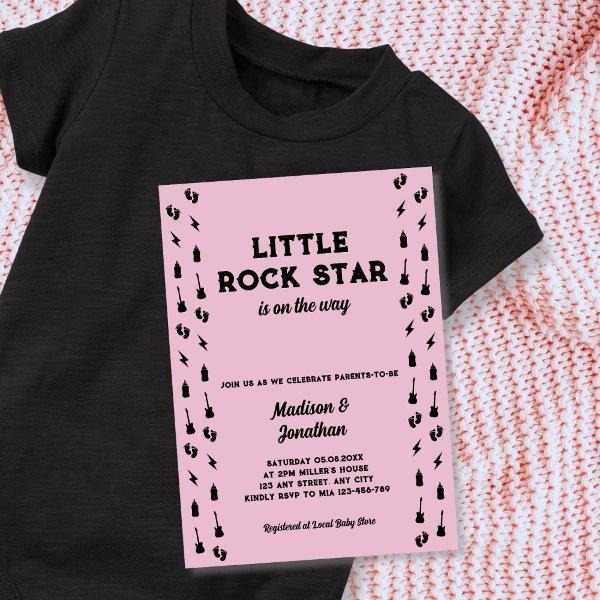 Little Rock Star Guitar Rock N Roll Baby Shower
