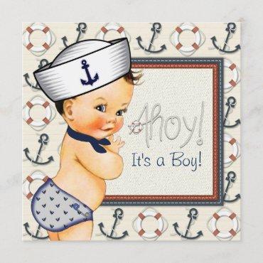 Little Sailor Boy Nautical