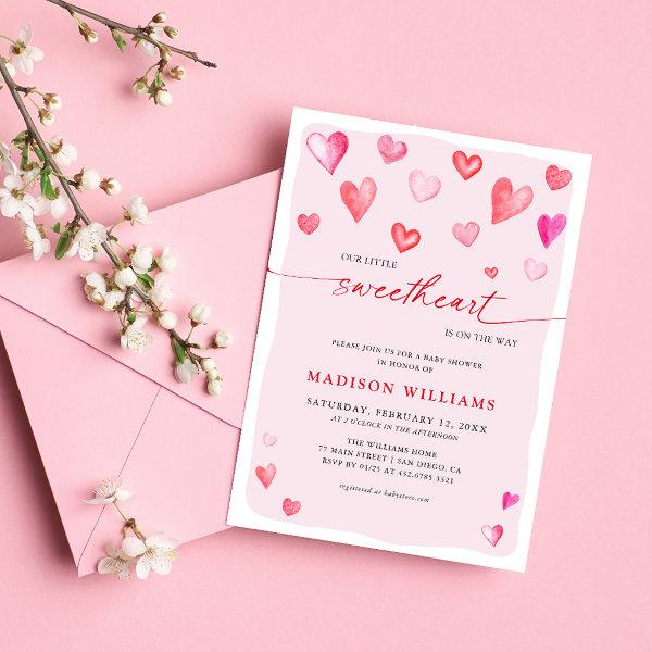 Little Sweetheart Baby Shower Hearts