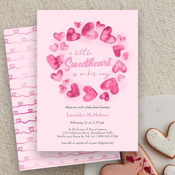 Little Sweetheart Pink Heart Valentine