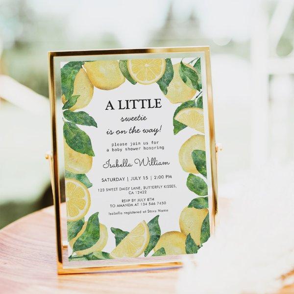 Little Sweetie Lemon Baby Shower