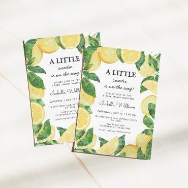 Little Sweetie Lemon Baby Shower