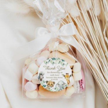 Little Wild One Safari Baby Shower Favor Tag