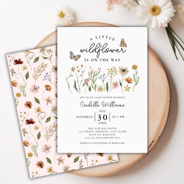 Little Wildflower Boho Floral Girl