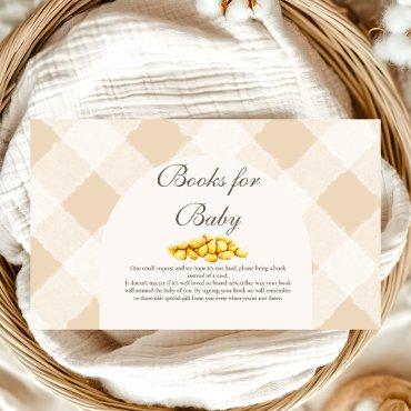 Locally Grown  Baby Shower Books for Baby  Enclosure Card