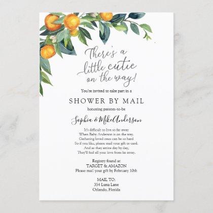 Long Distance Baby Shower by Mail Invitation