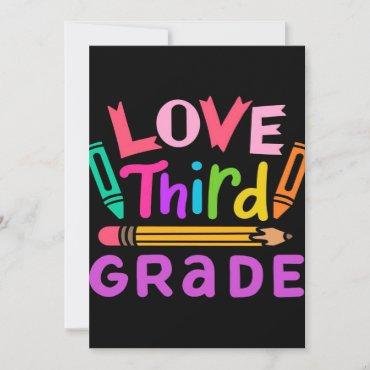 Love Third Grade | Cute Gift | For School