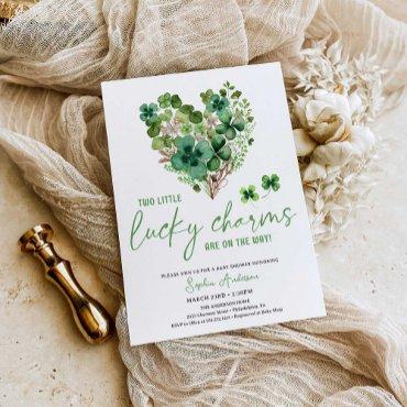 Lucky Charms Twin Baby Shower Shamrock
